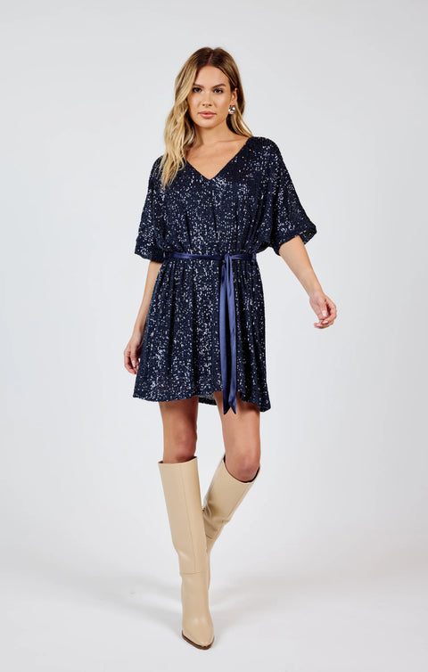 Sky High Sequin Mini Dress