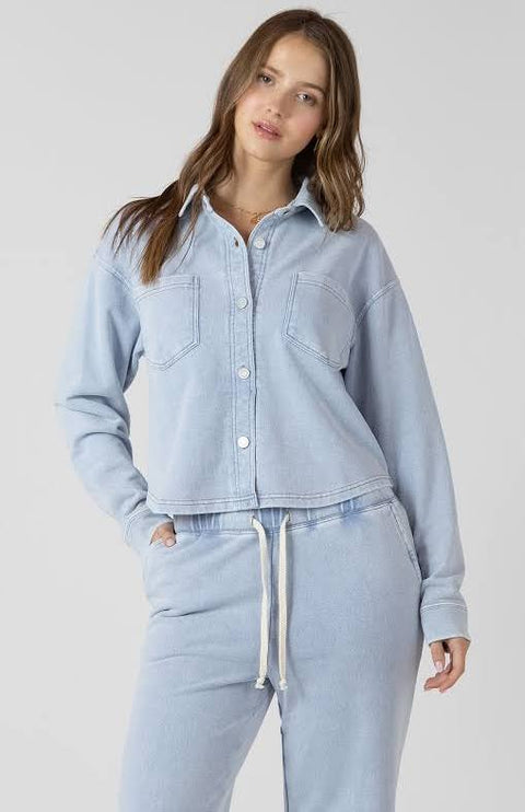 Dex Everyday Soft Denim Crop Jacket