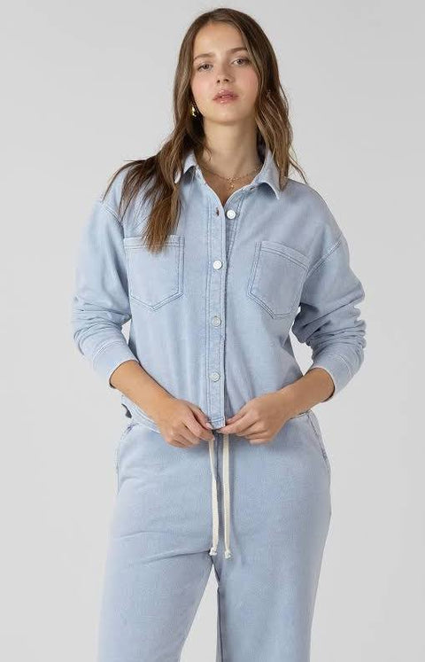 Dex Everyday Soft Denim Crop Jacket