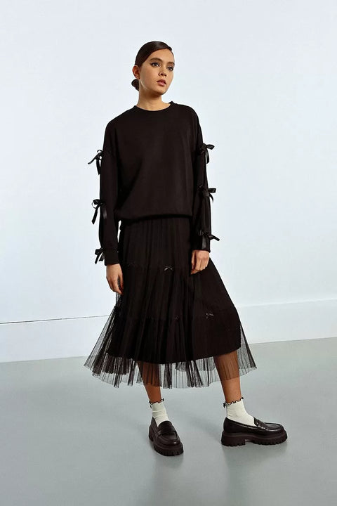 Molly Bracken Tulle & Bow Skirt