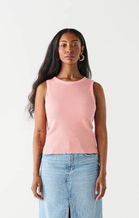 Kenna Waffle Knit Tank- 3 Colours- Extended Sizing