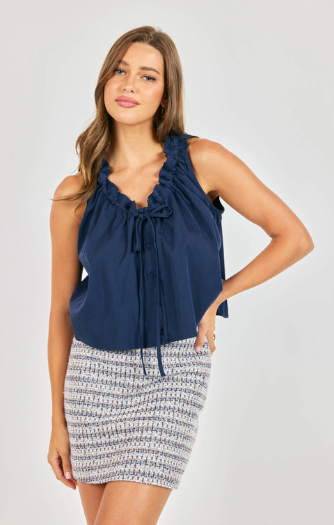 Sadie & Sage Hometown Gathered Top