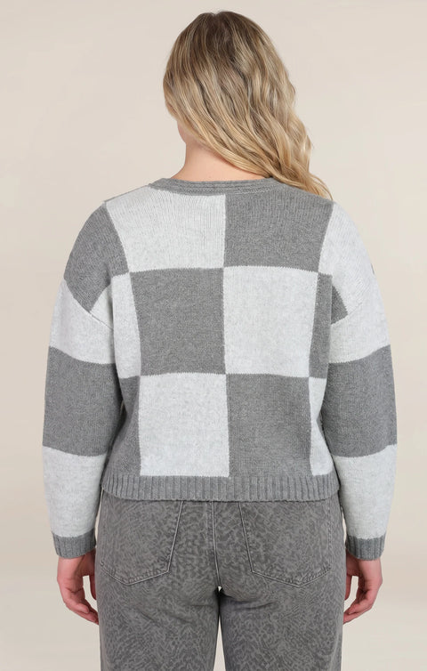 Dex Clara Colourblock Sweater - Extended Sizes