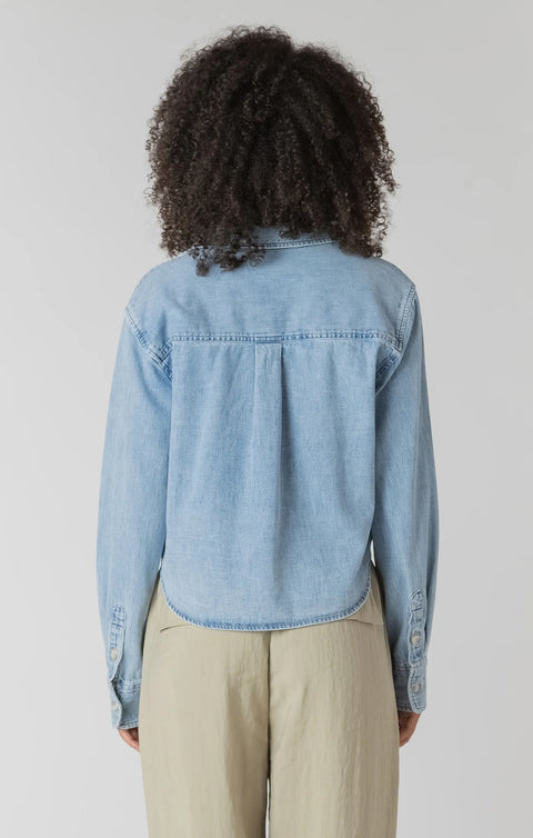 Room 34 Rikki Crop Denim Shirt
