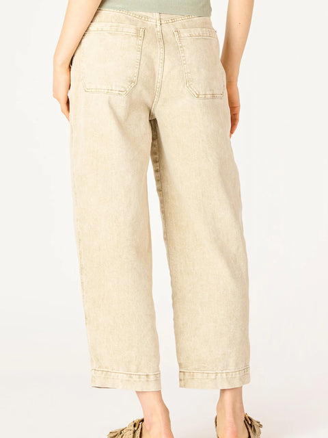 Camille High Rise Straight Ankle Jean- 2 Colours