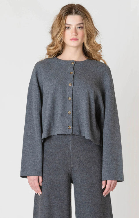 Room 34 Sandy Ribbed Cardigan-2 Colours