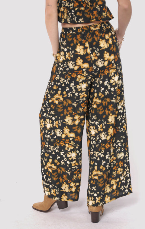 Sadie & Sage With Ease Printed Wide Leg Pant