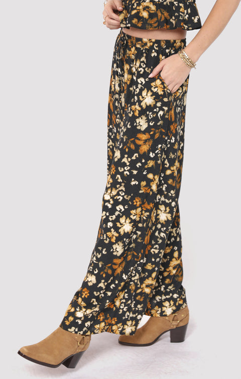 Sadie & Sage With Ease Printed Wide Leg Pant