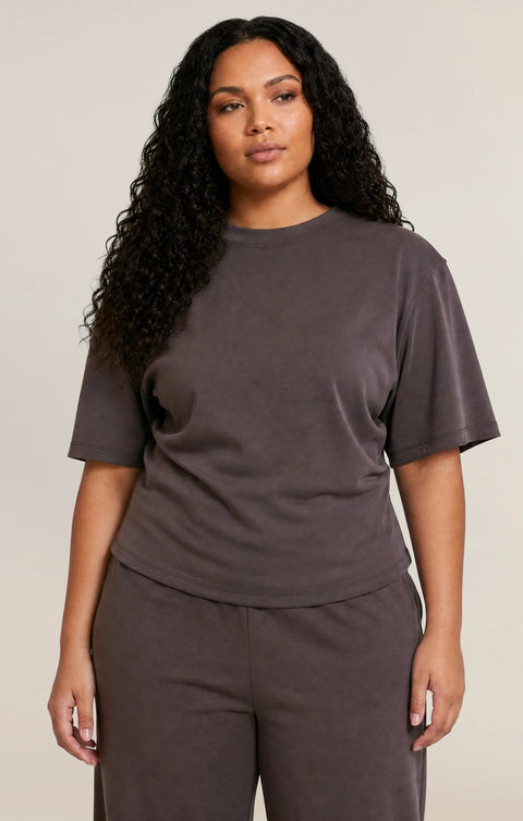 Dex Ella Pleated Waist Top - Extended Sizes