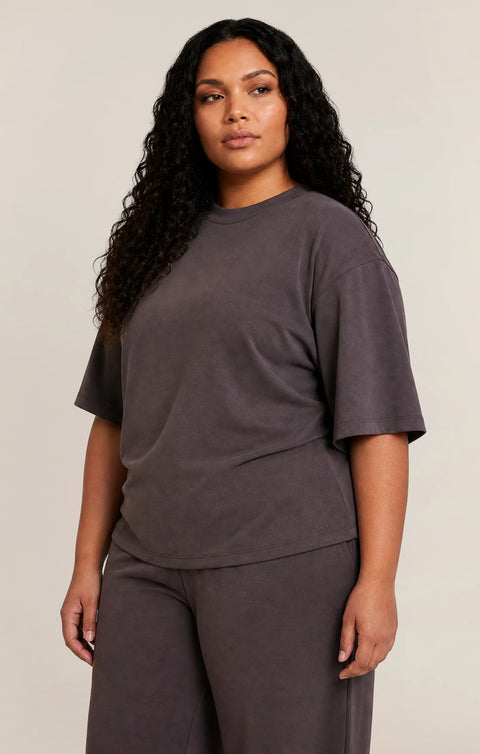 Dex Ella Pleated Waist Top - Extended Sizes