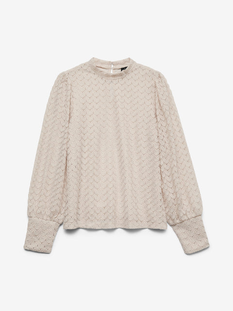 Vero Moda Becca LS Lace Top- 3 Colours