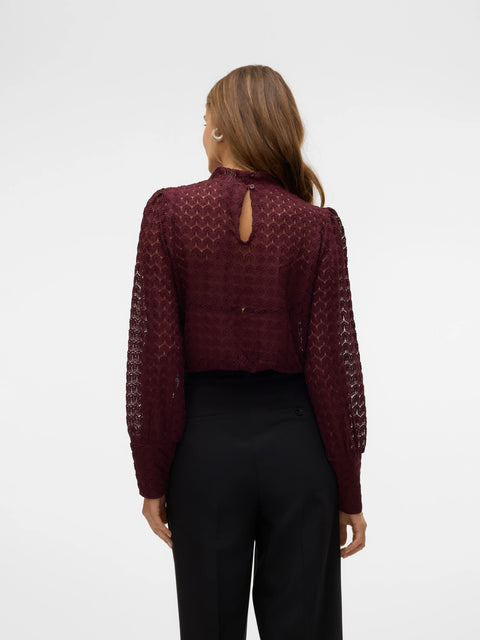 Vero Moda Becca LS Lace Top- 3 Colours
