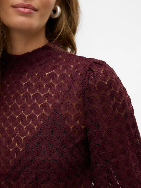Vero Moda Becca LS Lace Top- 3 Colours
