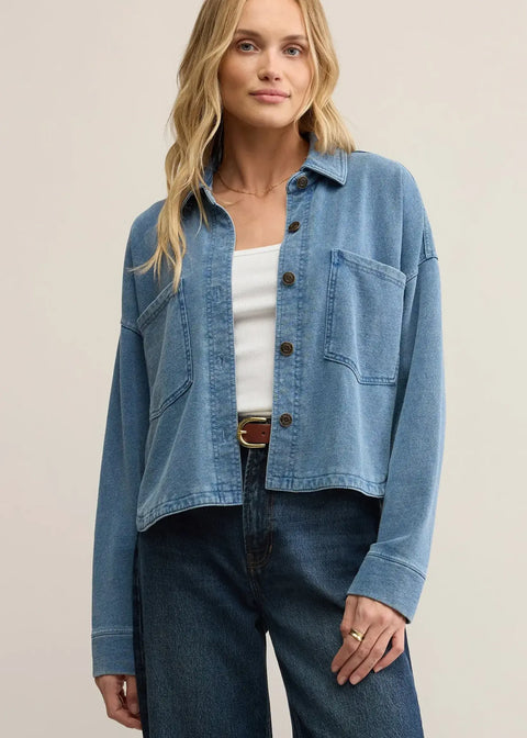 Z Supply Cropped Knit Jacket - 2 Colors