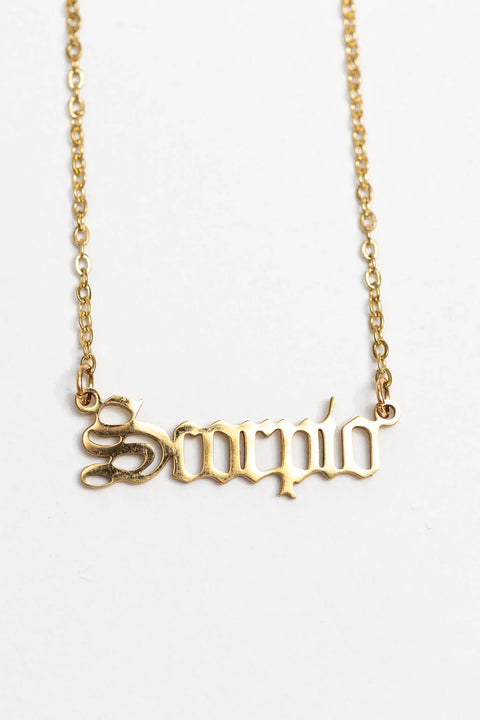 Horoscope Necklace