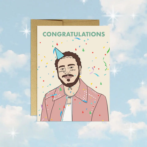Malone Congrats Card